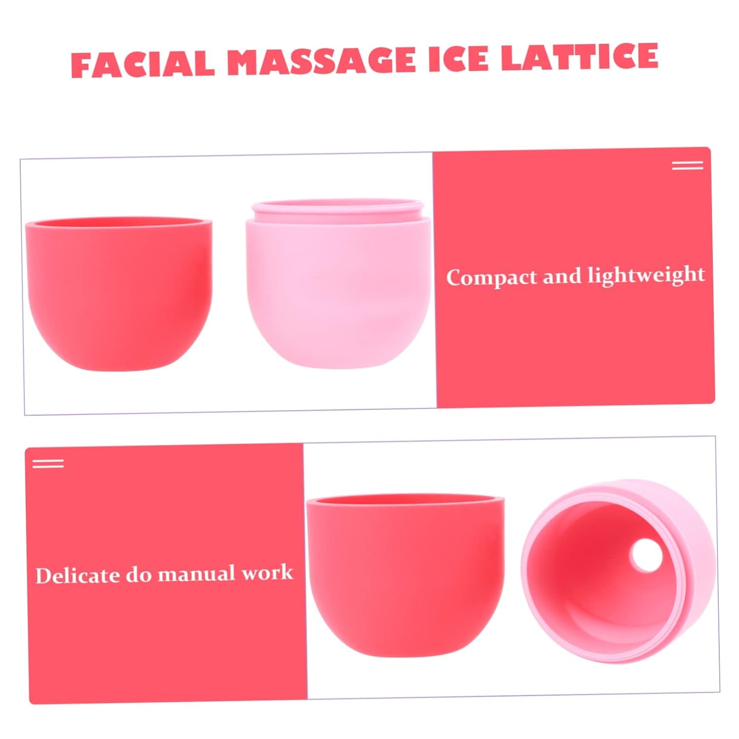 Silicone Ice Face Roller for Skincare Manual Massage