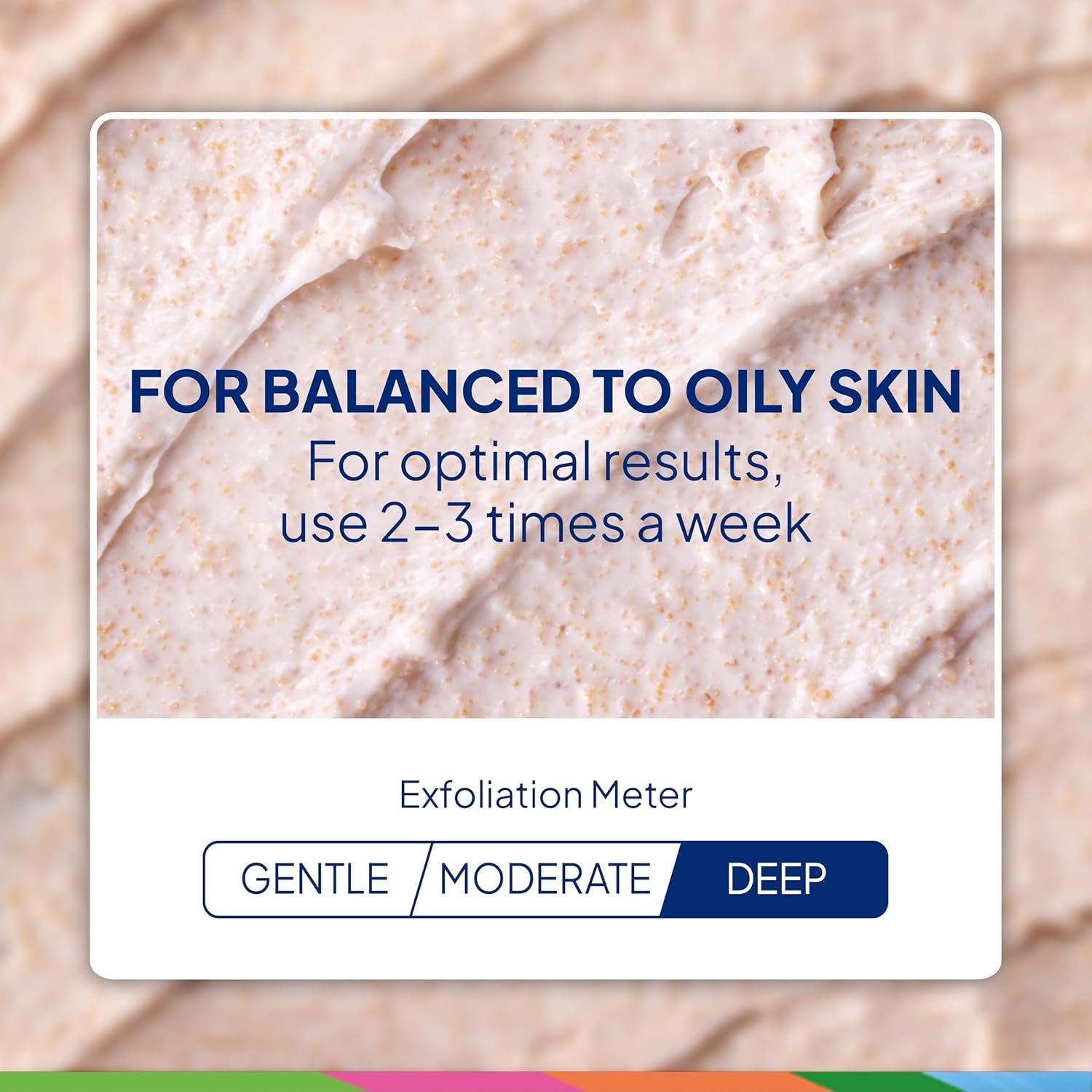 Fresh Skin Apricot Face Scrub, Deep Exfoliator Skin Care for Clean Glowing Skin
