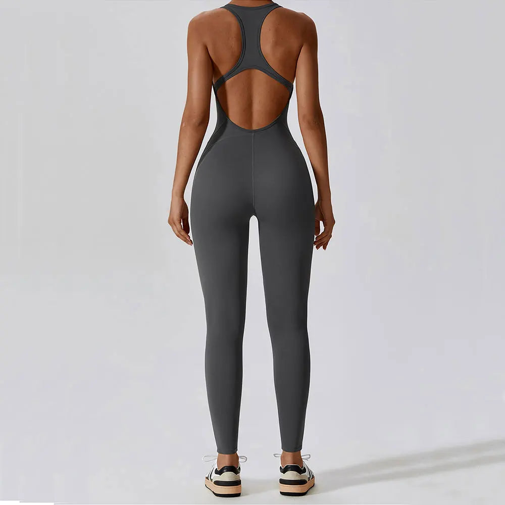 Yoga Jumpsuit Fitness Sports Overalls Gym Clothing Set