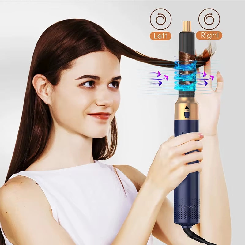 5 in 1 Multi Styler Hair Dryer with Curling Barrel Hot Air Brush Styling Tool