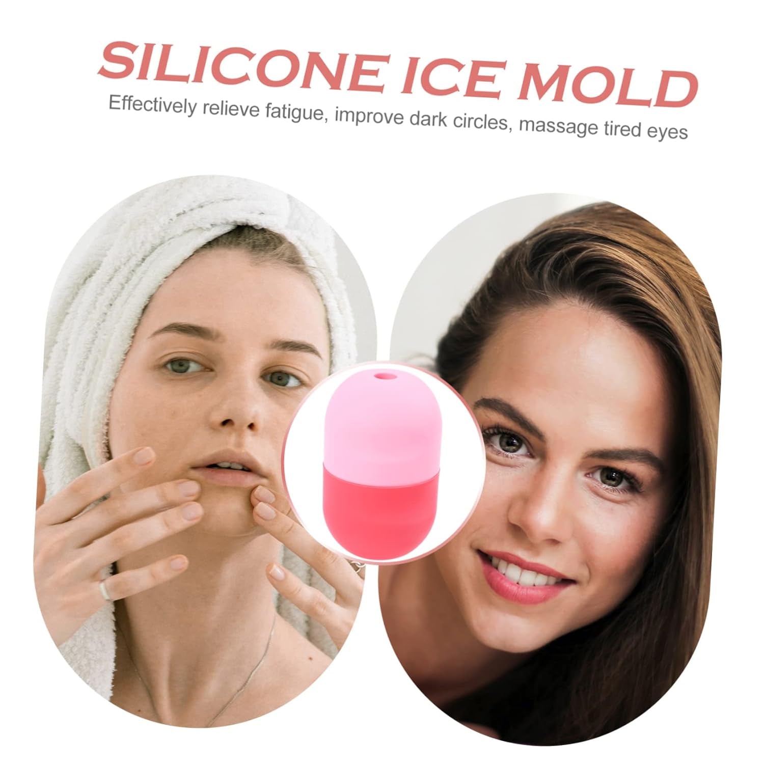 Silicone Ice Face Roller for Skincare Manual Massage