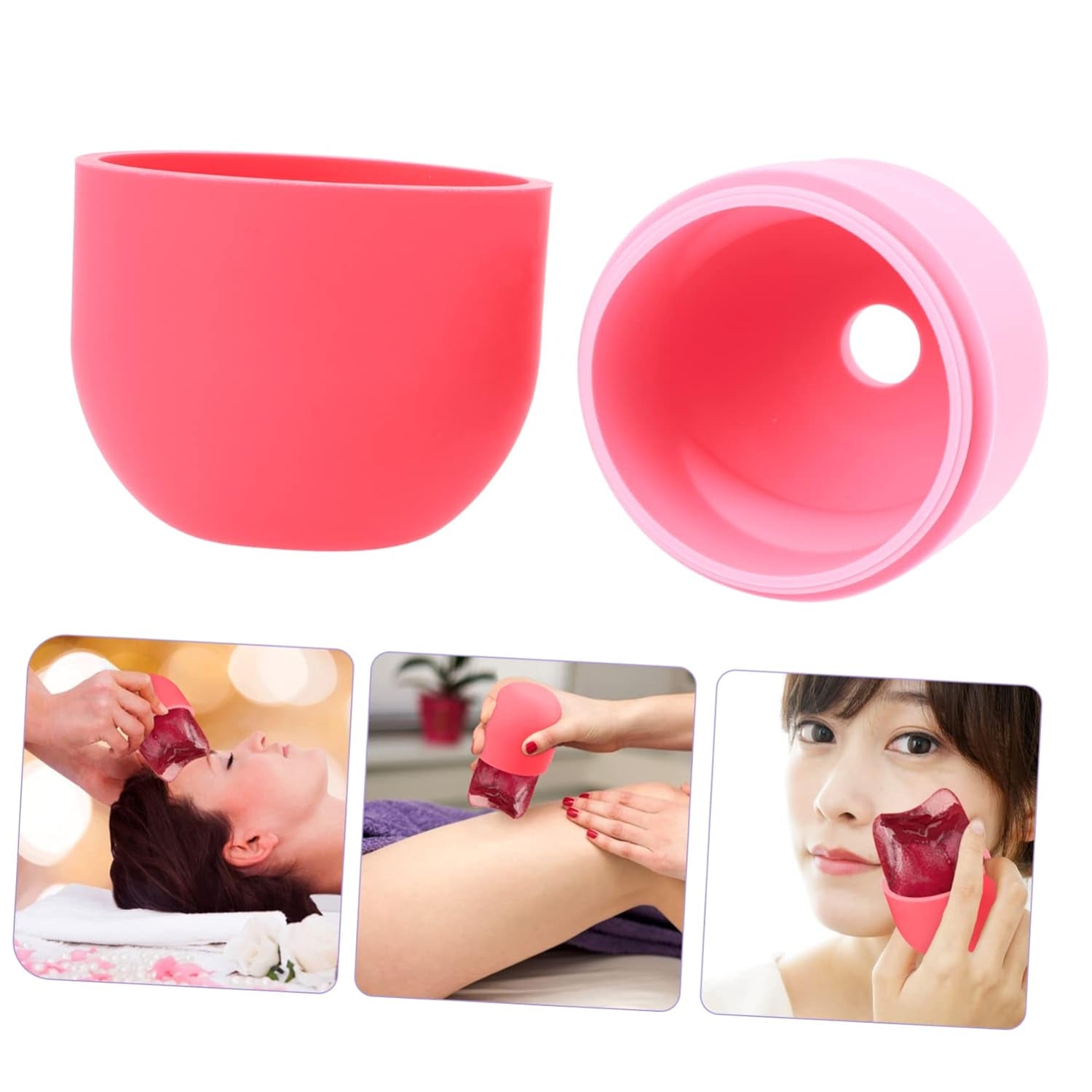 Silicone Ice Face Roller for Skincare Manual Massage