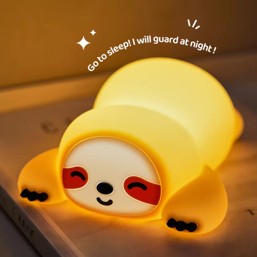 Cute Animal Giraffe Panda Silicone Night Light