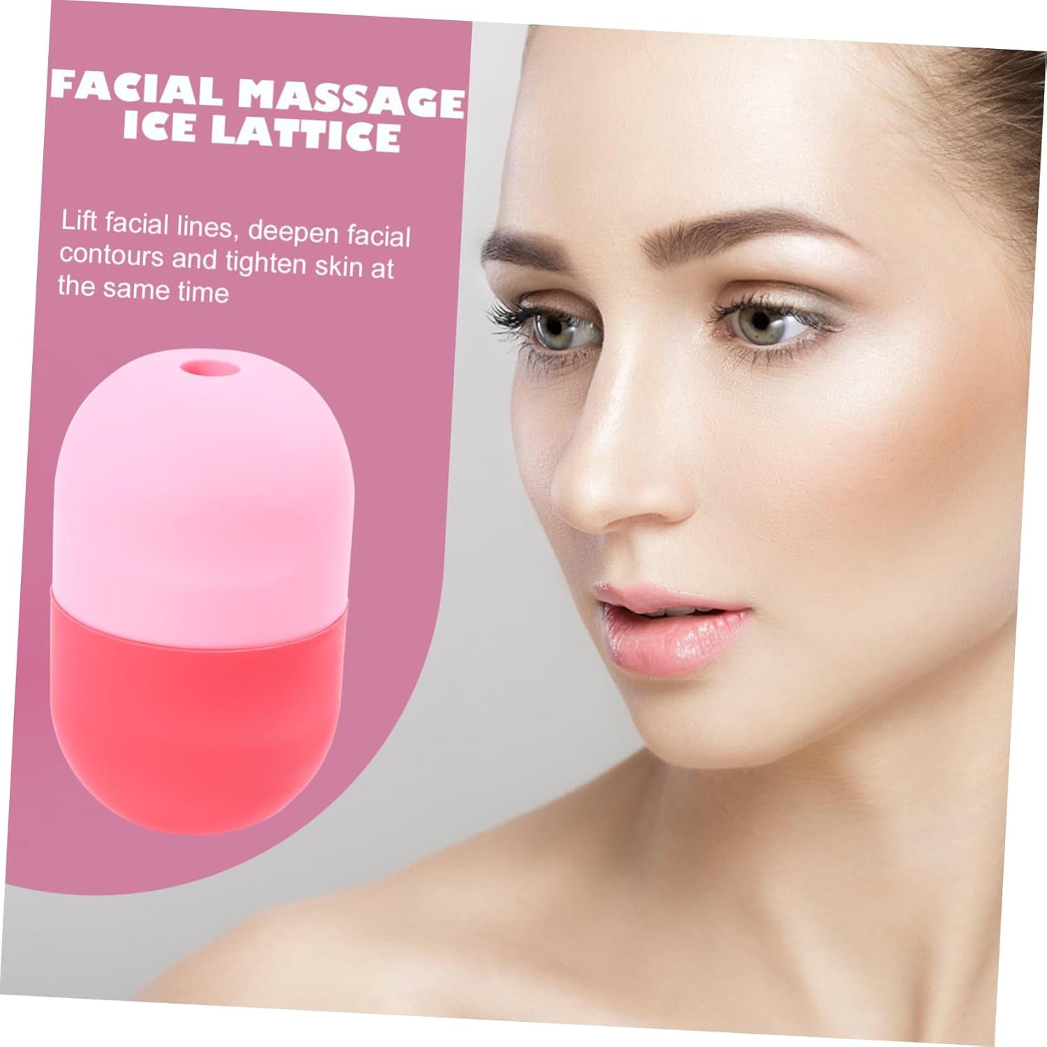Silicone Ice Face Roller for Skincare Manual Massage