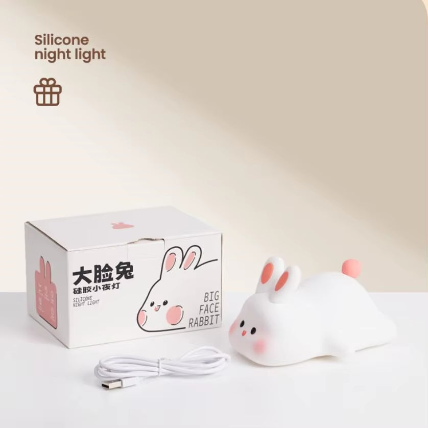 Cute Animal Giraffe Panda Silicone Night Light