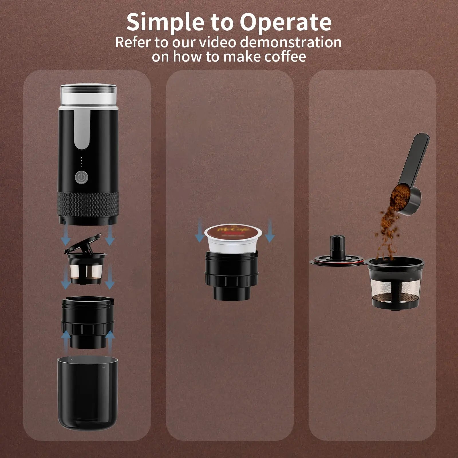 Portable Electric Coffee Maker