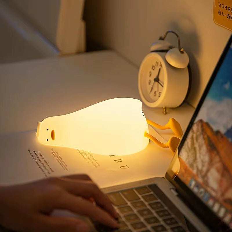 Cute Animal Giraffe Panda Silicone Night Light
