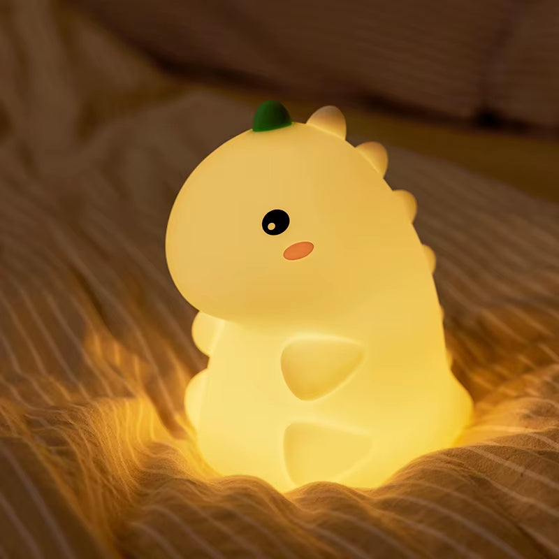 Cute Animal Giraffe Panda Silicone Night Light