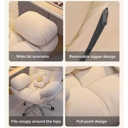 Gaming Chairs Comfortable Office Desk Chairs Armchair for Bedroom, Recliner Chair Home Office Desk Chairs Game Computer Chair Ba