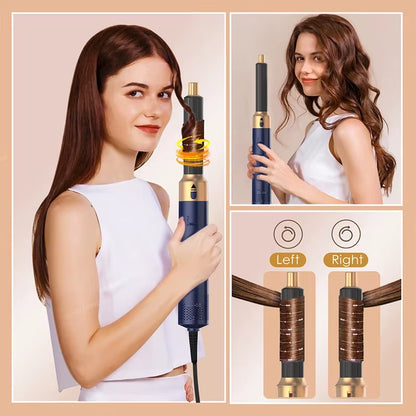 5 in 1 Multi Styler Hair Dryer with Curling Barrel Hot Air Brush Styling Tool 