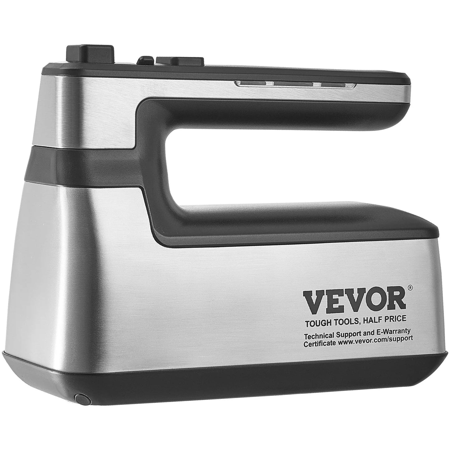 VEVOR Cordless Electric Hand Mixer, 250W, Continuously Variable Electric Handheld Mixer, with Turbo Boost Beaters Dough Hooks Storage Bag, Baking Supplies for Whipping Mixing Egg Cookie Cake Cream