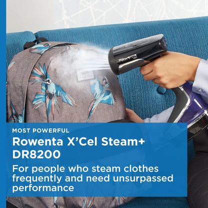 Rowenta X-Cel Handheld Steamer for Clothes 25 Second Heatup, 6.4 Ounce Capacity