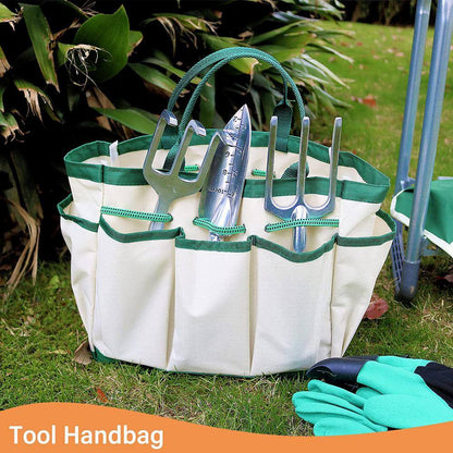 4-Piece, Garden Kneeler Seat Foldable Durable Garden Stool, Garden Tool Set