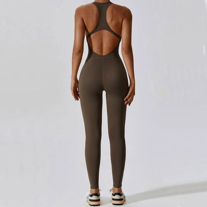 Yoga Jumpsuit Fitness Sports Overalls Gym Clothing Set