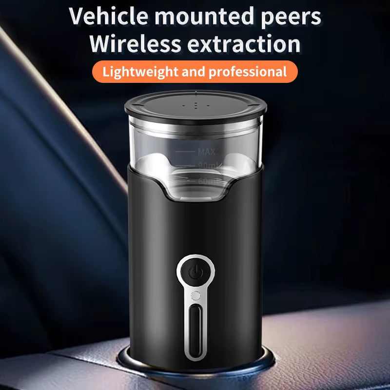 New Small Portable Coffee Maker Electric Capsule Coffee Brewer Portable Coffee Machine Fit Coffee Powder and Coffee Capsule