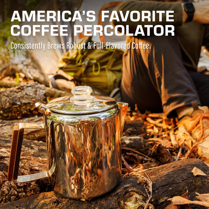 COLETTI Bozeman Percolator Coffee Pot — Coffee Percolator, Camping Coffee Pot –