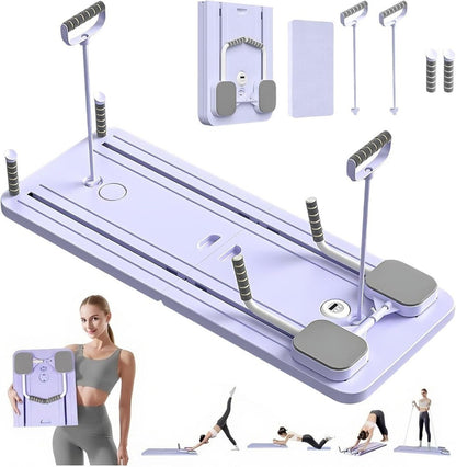 Pilates Reformer Board, Portable and Foldable Abdominal Core Trainer Equipment