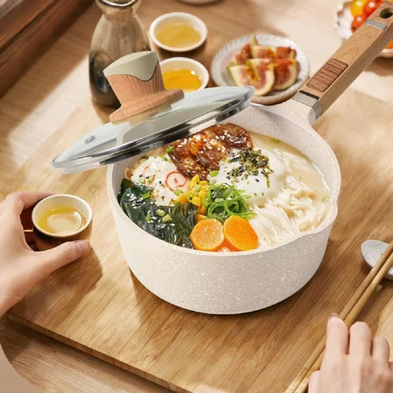 10 Piece Cookware Sets Granite Stone Cookware Pot Large Size Non Stick Pan