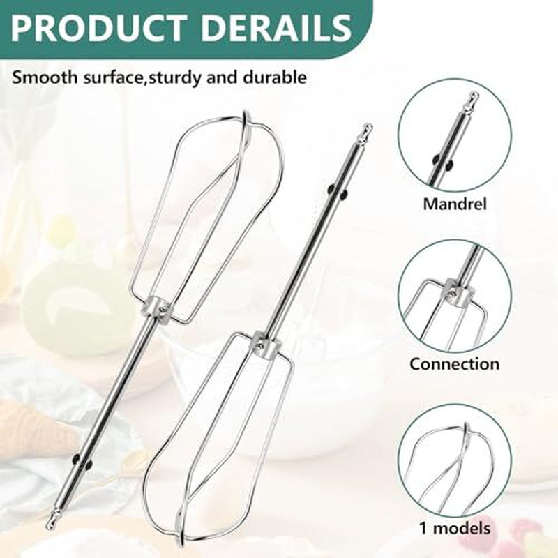Hand Mixer Replacement Beaters for Cuisinart CHM Series Hand Mixer Parts, HM-...