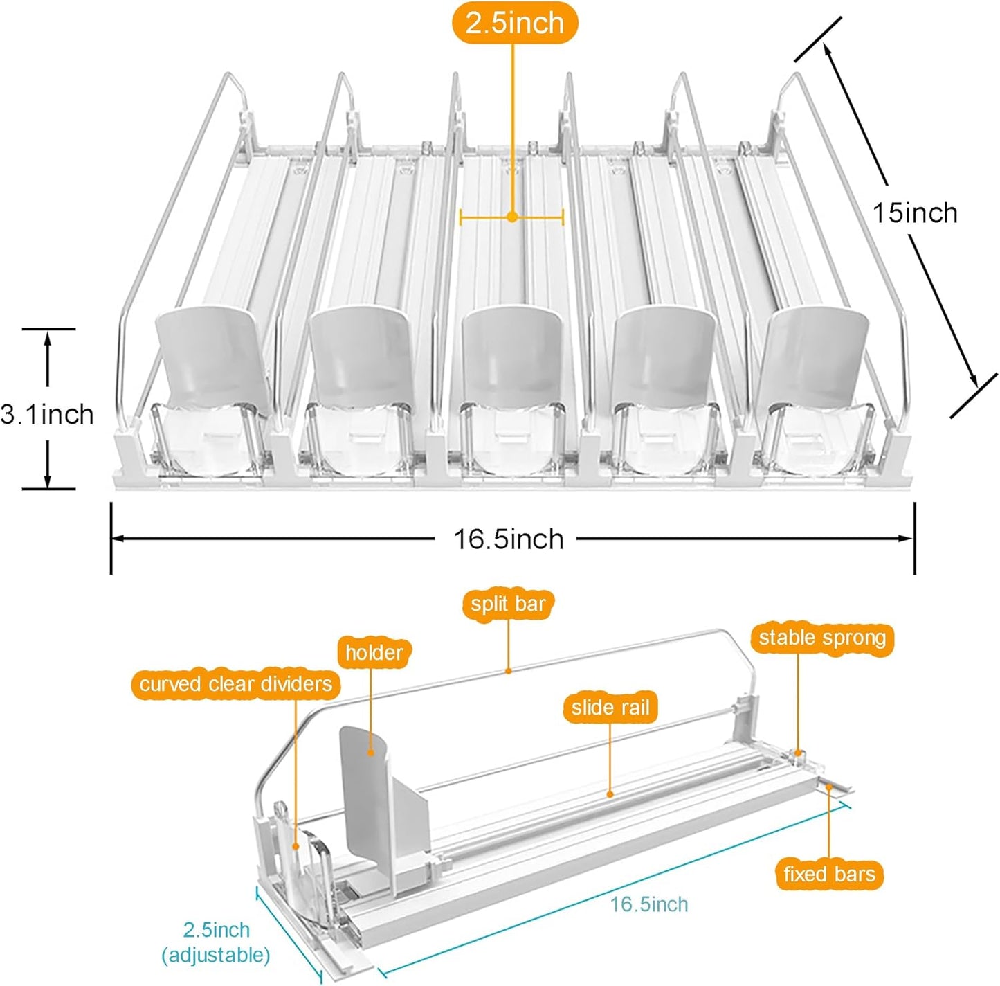 Drink Organizer for Fridge,Automat