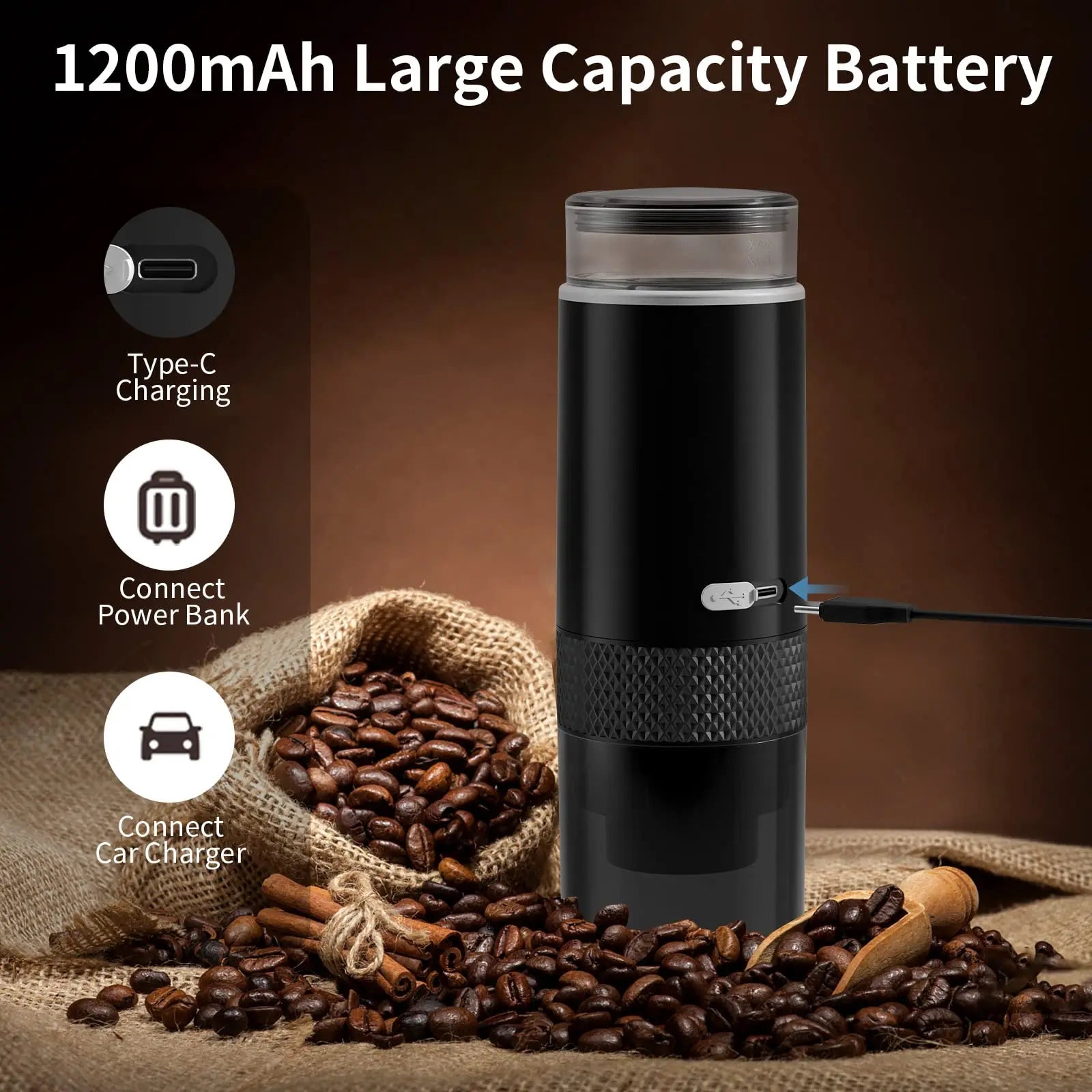 Portable Electric Coffee Maker  