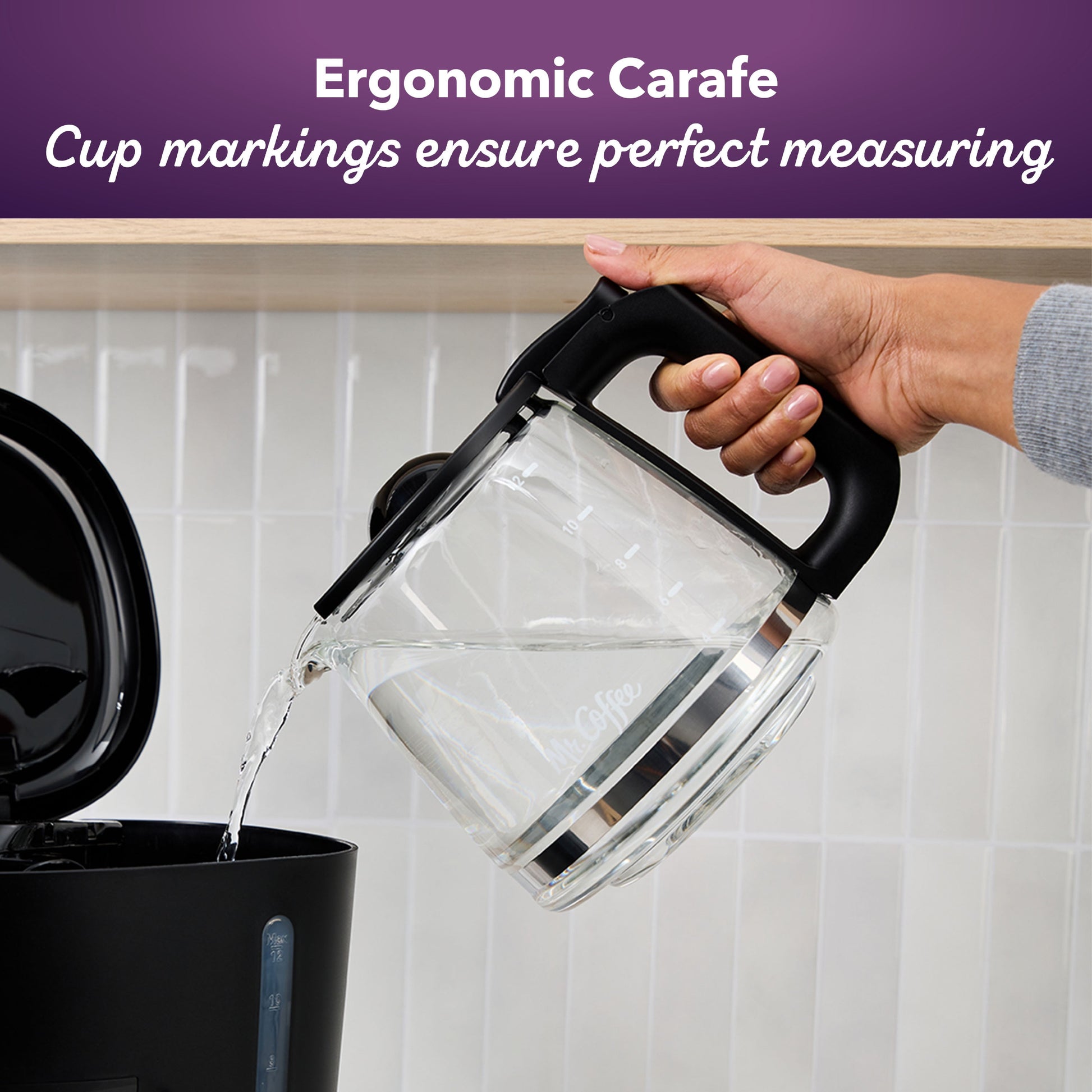 Programmable Coffee Maker, 12-Cup Coffee Maker, Black